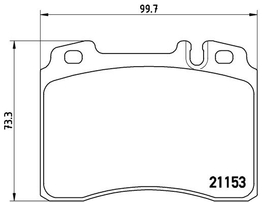 set placute frana,frana disc P 50 022 BREMBO
