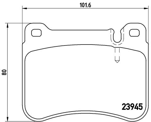 Set placute frana,frana disc P 50 073 BREMBO