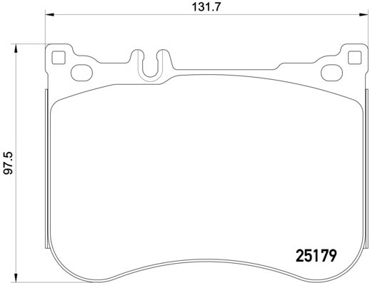 Set placute frana,frana disc P 50 095 BREMBO