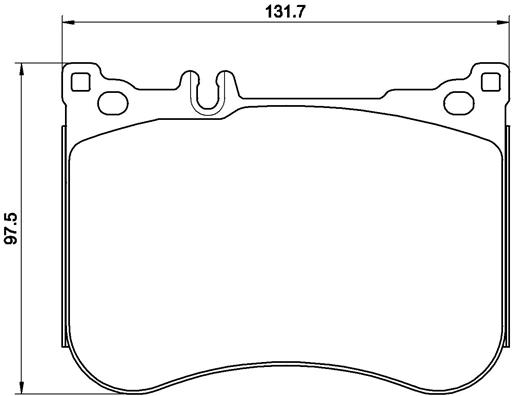 Set placute frana,frana disc P 50 114 BREMBO