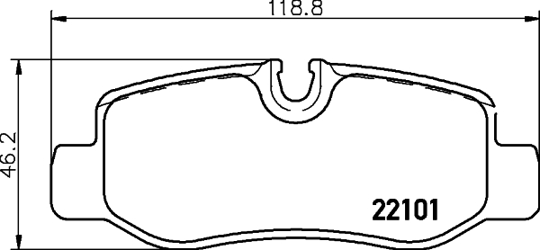 Set placute frana,frana disc P 50 126 BREMBO