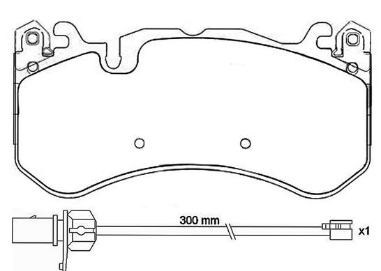 Set placute frana,frana disc P 50 127 BREMBO