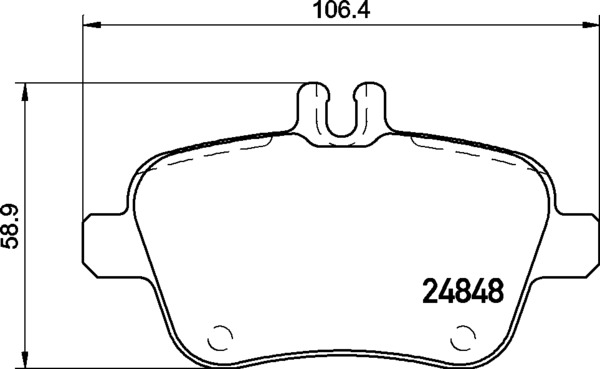 Set placute frana,frana disc P 50 135 BREMBO