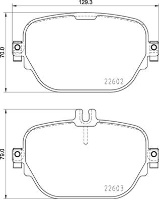 Set placute frana,frana disc P 50 138 BREMBO