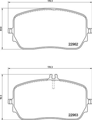 Set placute frana,frana disc P 50 149 BREMBO