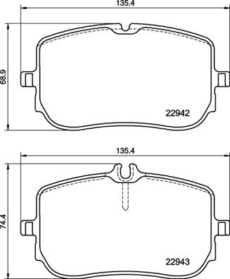 Set placute frana,frana disc P 50 157 BREMBO