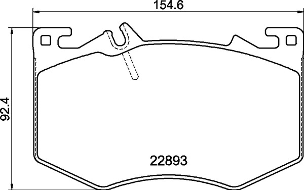 Set placute frana,frana disc P 50 166 BREMBO