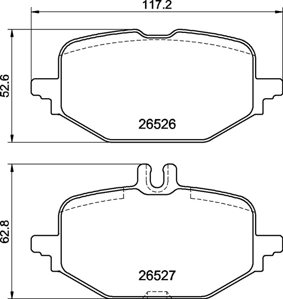 Set placute frana,frana disc P 50 172 BREMBO