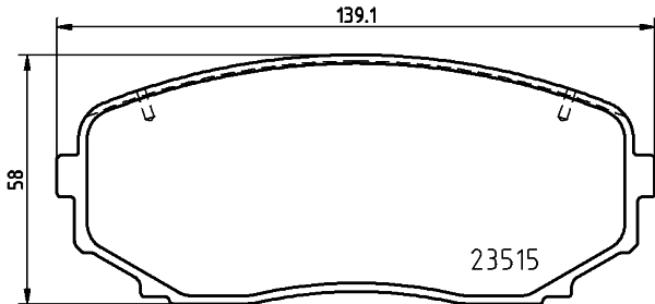 Set placute frana,frana disc P 54 060 BREMBO