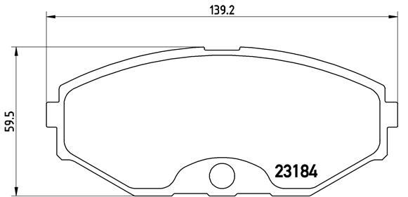 set placute frana,frana disc P 56 052 BREMBO