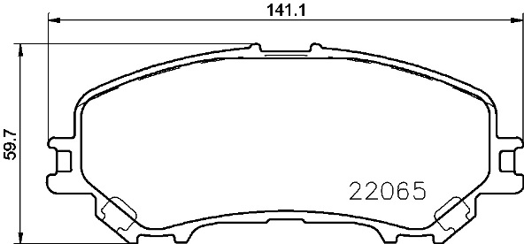 Set placute frana,frana disc P 56 100 BREMBO