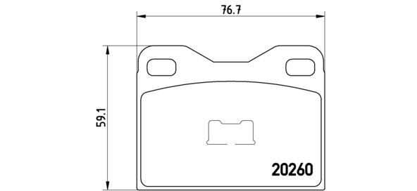 set placute frana,frana disc P 61 009 BREMBO