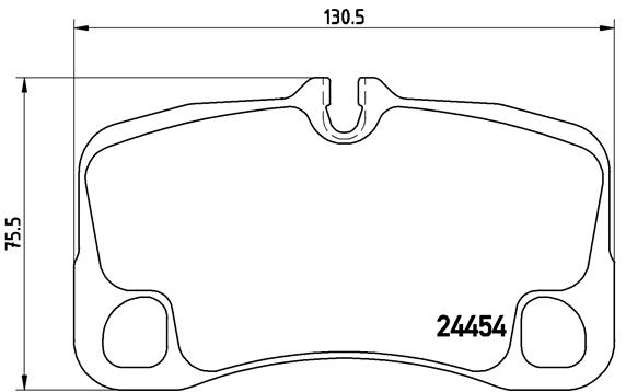 set placute frana,frana disc P 65 013 BREMBO