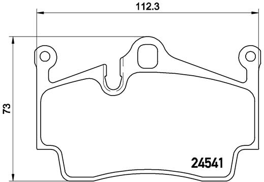 set placute frana,frana disc P 65 028 BREMBO
