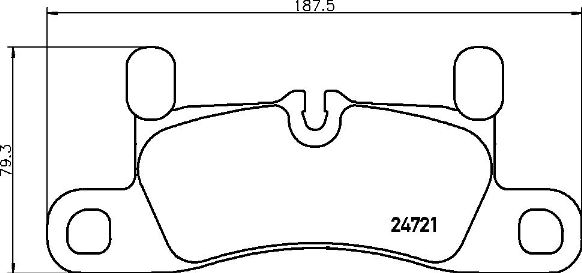 Set placute frana,frana disc P 65 030 BREMBO