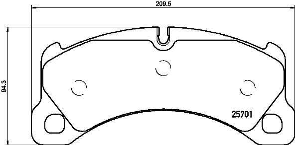 Set placute frana,frana disc P 65 033 BREMBO