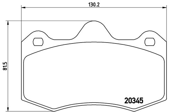 Set placute frana,frana disc P 68 051 BREMBO