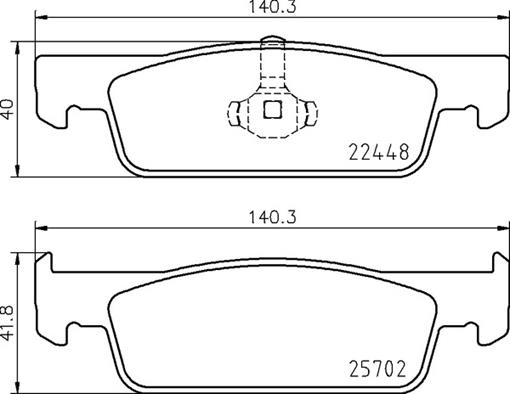 Set placute frana,frana disc P 68 069 BREMBO