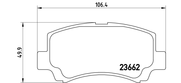 set placute frana,frana disc P 79 011 BREMBO