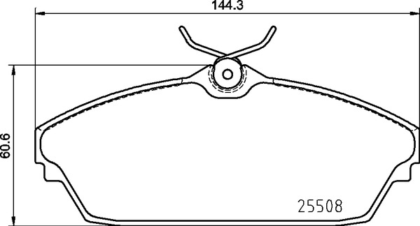 set placute frana,frana disc P 82 003 BREMBO