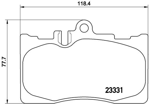 set placute frana,frana disc P 83 058 BREMBO