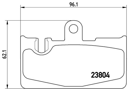 set placute frana,frana disc P 83 059 BREMBO
