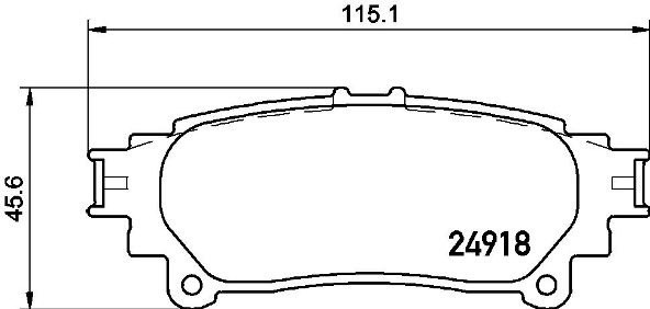 Set placute frana,frana disc P 83 152 BREMBO