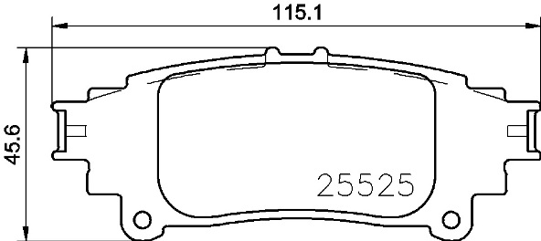 set placute frana,frana disc P 83 153 BREMBO