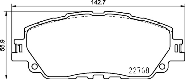 Set placute frana,frana disc P 83 172 BREMBO