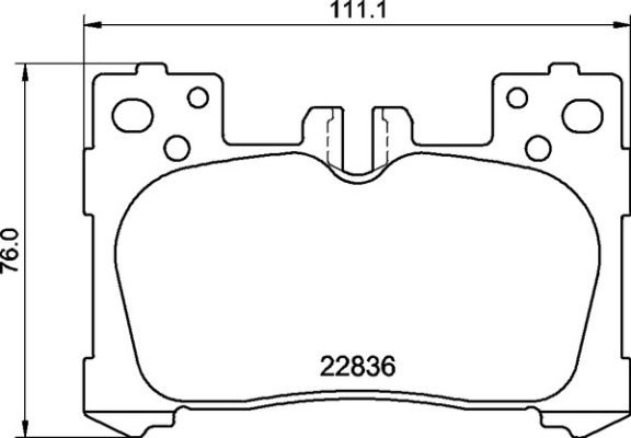 Set placute frana,frana disc P 83 181 BREMBO