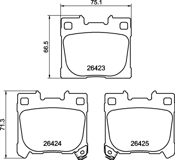 Set placute frana,frana disc P 83 186 BREMBO