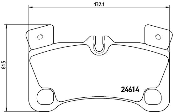 Set placute frana,frana disc P 85 103 BREMBO