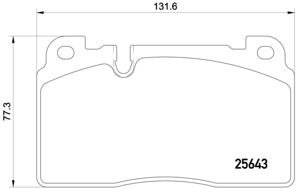 Set placute frana,frana disc P 85 122 BREMBO