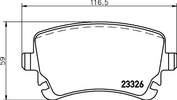 Set placute frana,frana disc P 85 143 BREMBO