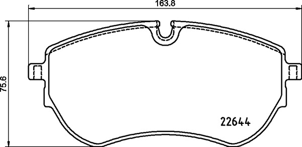 Set placute frana,frana disc P 85 173 BREMBO