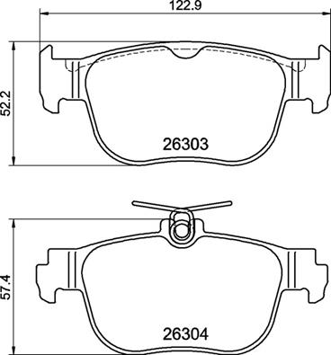 Set placute frana,frana disc P 85 189 BREMBO