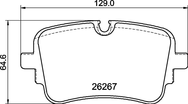 Set placute frana,frana disc P 85 190 BREMBO