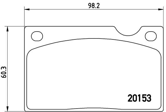 set placute frana,frana disc P 86 003 BREMBO