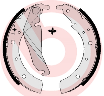 Set saboti frana S 06 502 BREMBO