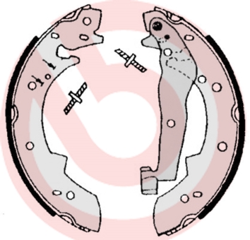 Set saboti frana S 06 504 BREMBO