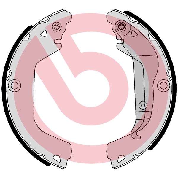 Set saboti frana S 10 521 BREMBO