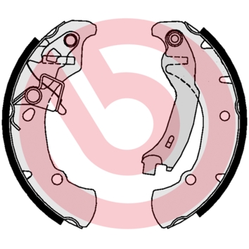 Set saboti frana S 16 516 BREMBO
