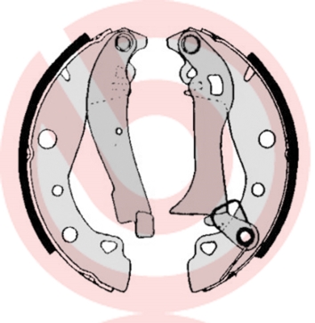 Set saboti frana S 23 506 BREMBO