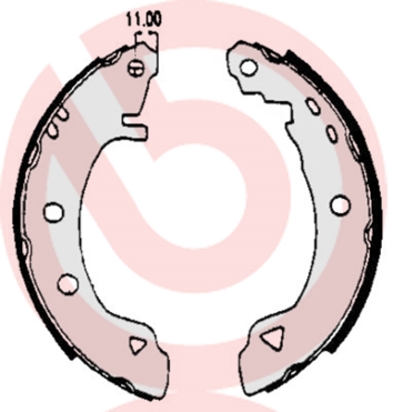 Set saboti frana S 23 508 BREMBO