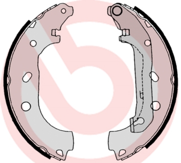 Set saboti frana S 24 539 BREMBO