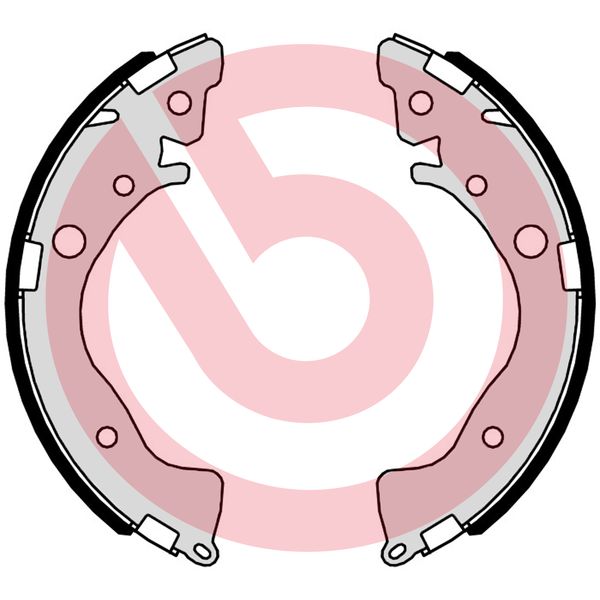 Set saboti frana S 28 521 BREMBO