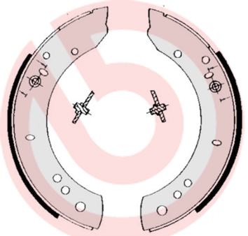 Set saboti frana S 44 502 BREMBO
