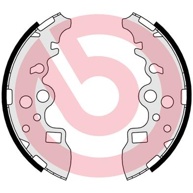 Set saboti frana S 49 524 BREMBO