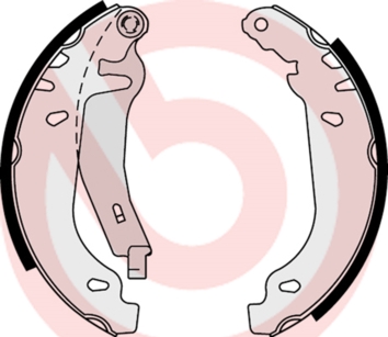 Set saboti frana S 61 539 BREMBO