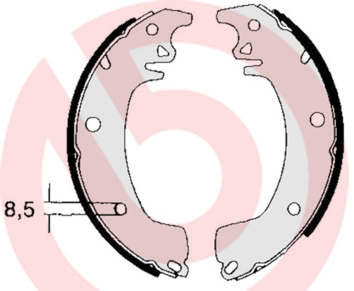 Set saboti frana S 68 514 BREMBO
